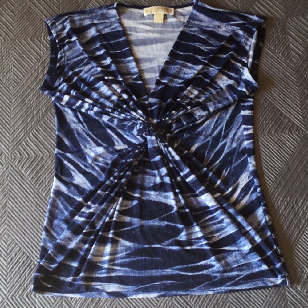 Michel Kors blue blouse